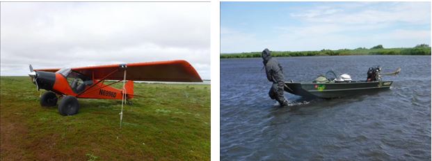 2019 08 Aug Plane and Boat - Lava Creek Lodge